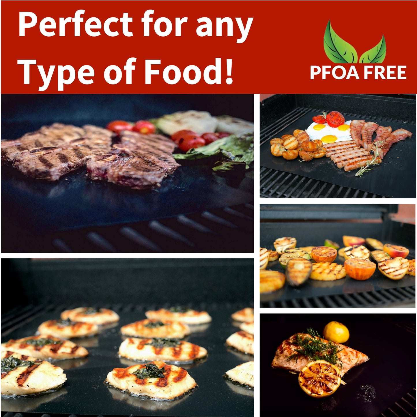 Reusable BBQ Grill Mat