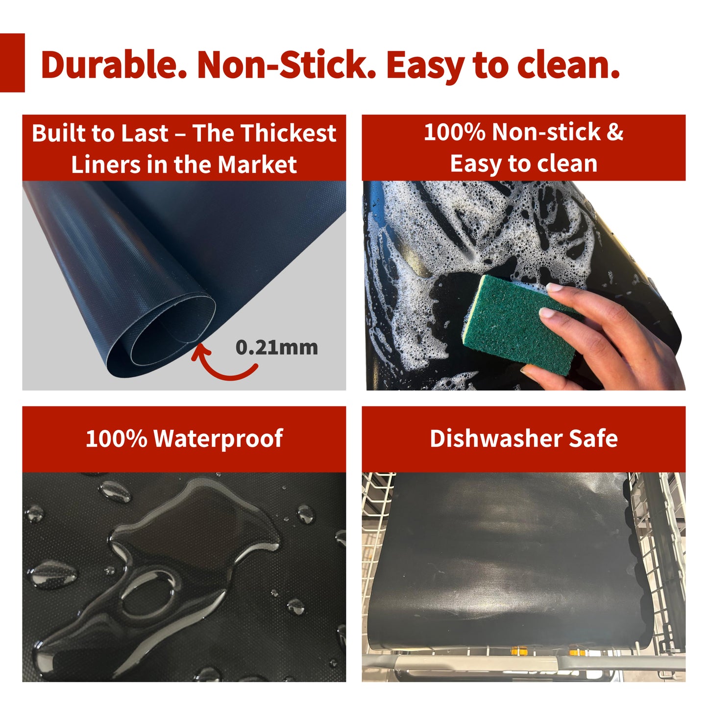 Reusable BBQ Grill Mat